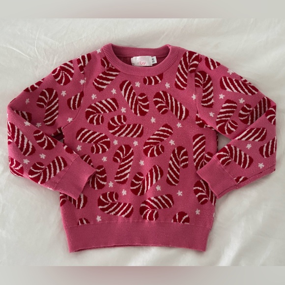 Mila and Rose Candy Cane Sweater - Picture 1 of 5